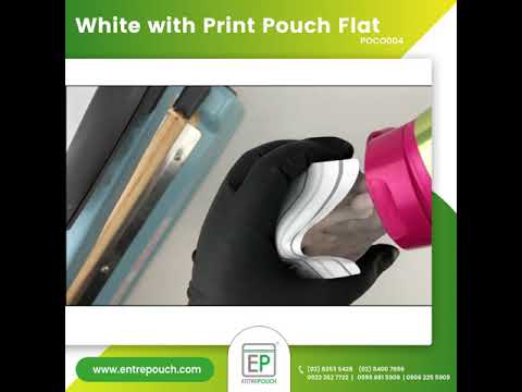 White Pouch Flat (Cosmetic)