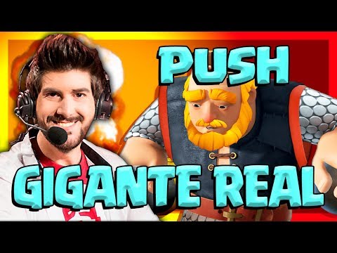 PUSH PESADO COM GIGANTE REAL NO CLASH ROYALE!