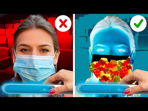 Easy Ways to SNEAK FOOD Anywhere || Useful Food Hacks by 5-Minute DECOR!