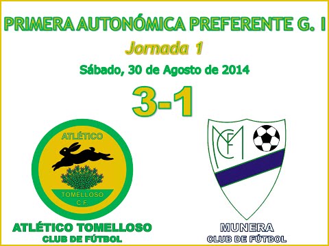 Video Resumen ATLÉTICO TOMELLOSO-MUNERA