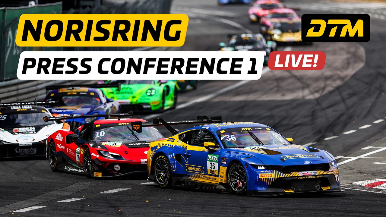 LIVE: DTM Norisring 2026 – Race 1 Press Conference 🎙️🏆 | DTM 2026