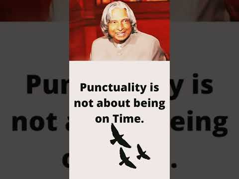 Punctuality is not _ dr. APJ Abdul Kalam || Motivational whatsapp status || #shorts