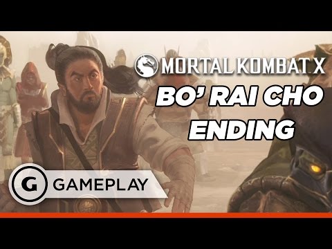 Bo Rai Cho Defends Outworld Ending - Mortal Kombat XL Gameplay