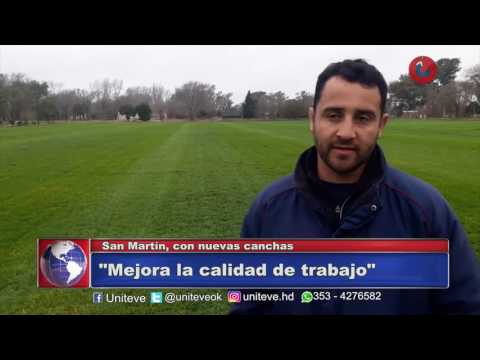 San Martín, con nuevas canchas
