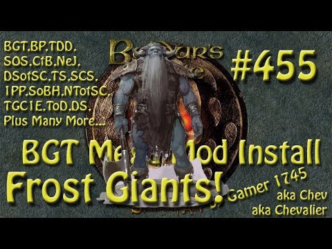 Let's Play Baldur's Gate Trilogy Mega Mod Part 455 - Frost Giants in Eshpurta!