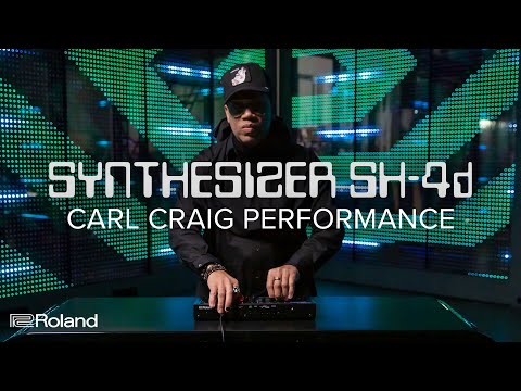 Roland SH-4d Desktop Synthesizer | Carl Craig Performance
