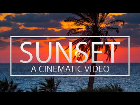 SUNSET ON THE BEACH A CINEMATIC VIDEO | ASMR | SILENT VLOG | EARTH & SPIRIT