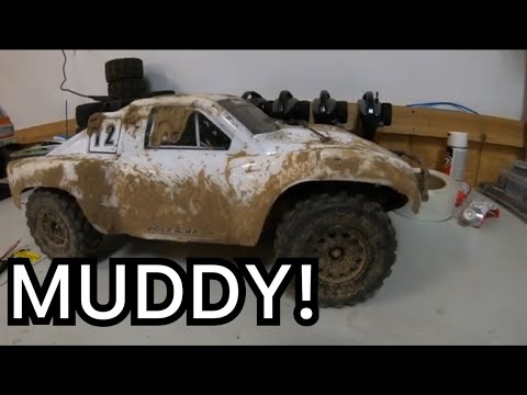 How to Clean a Muddy RC!(Minimal Water)