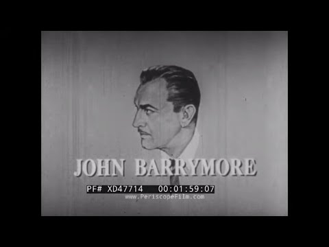 " JOHN BARRYMORE " 1965 BIOGRAPHY OF ONE OF HOLLYWOOD'S GREATEST ACTORS   XD47714
