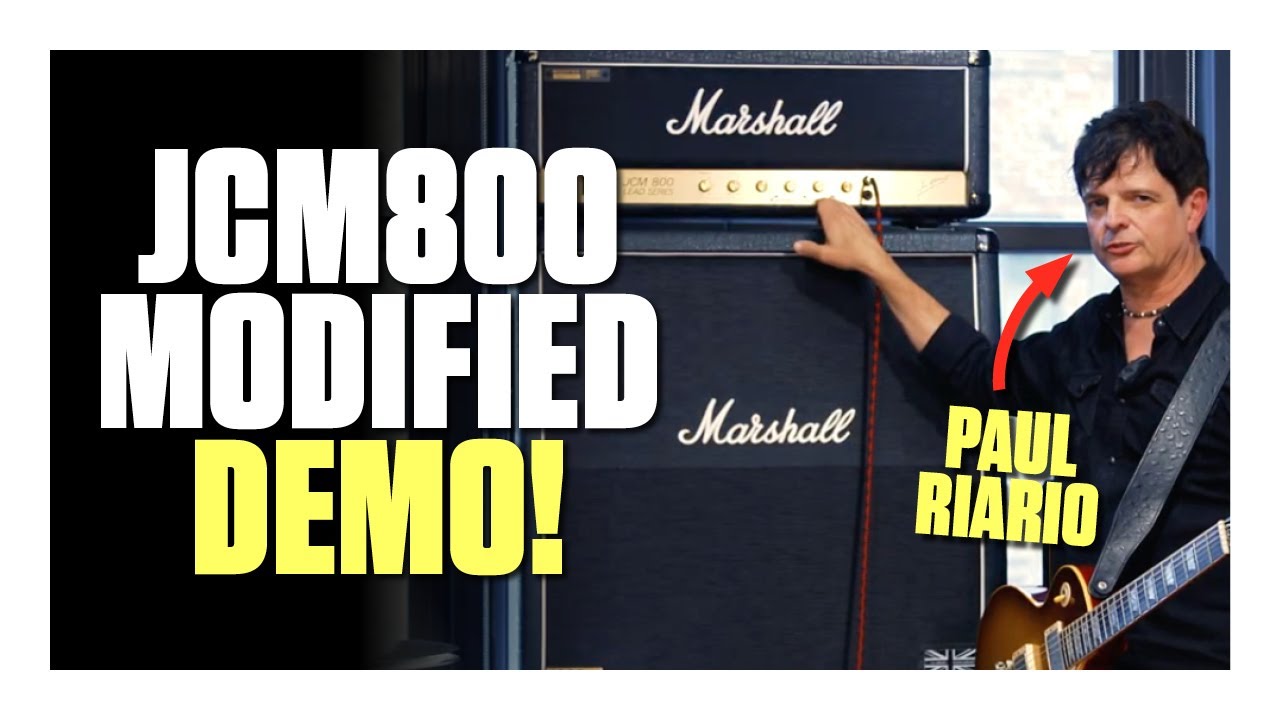 JCM power with modern control? GW checks out the new Marshall JCM800 Modified amp - YouTube