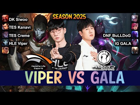 HLE Viper vs IG GALA - Viper JHIN vs GALA VARUS ADC - Patch 15.7 KR Ranked | lolrec