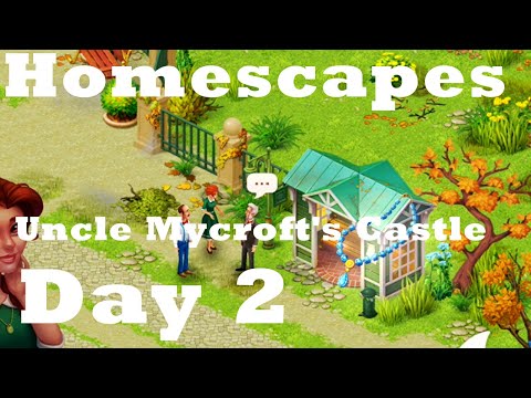 Homescapes Movie New Area Day 2 Story HD | Uncle Mycroft's Castle - Rachel Barrow | Ios | Android