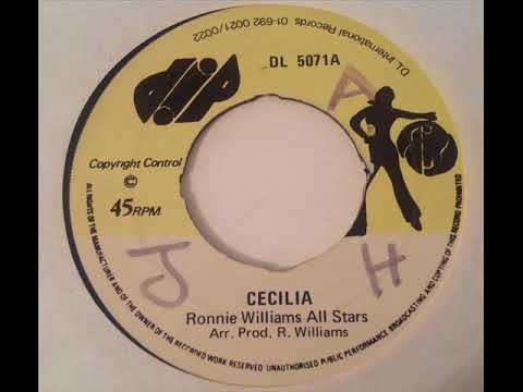 RONNIE WILLIAMS ALL STAR - CECILIA (DIP - DL5071A - 1975)