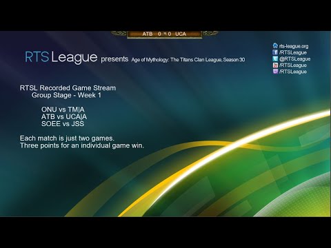 RTSL Group Stage Games - Week 1 - ONU vs TM|A, ATB vs UCA|A, SOEE vs JSS