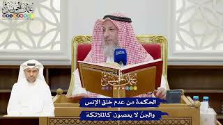 887 - الحكمة من عدم خلق الإنس والجنّ لا يعصون كالملائكة - عثمان الخميس