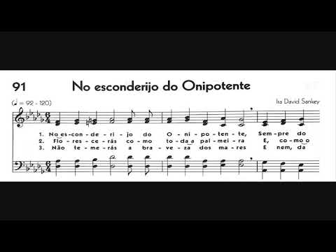 Hinário 5 CCB - Hino 091 - No esconderijo do Onipotente - Strings - Teclado Yamaha PSR S670