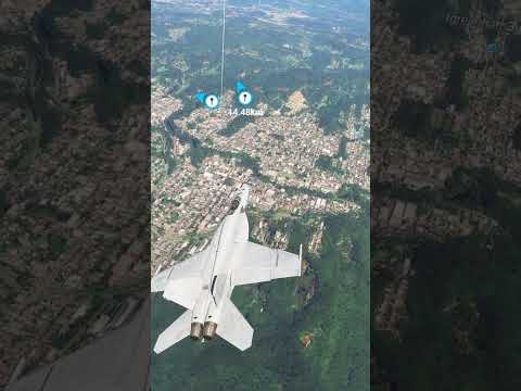 ✈️ Microsoft Flight Simulator - F18 Hornet - 🏙️🇧🇷 𝗥𝗲𝗴𝗶𝗮̃𝗼 𝗠𝗲𝘁𝗿𝗼𝗽𝗼𝗹𝗶𝘁𝗮𝗻𝗮 𝗱𝗲 𝗣𝗼𝗿𝘁𝗼 𝗔𝗹𝗲𝗴𝗿𝗲 🇧🇷🏙️ #shorts