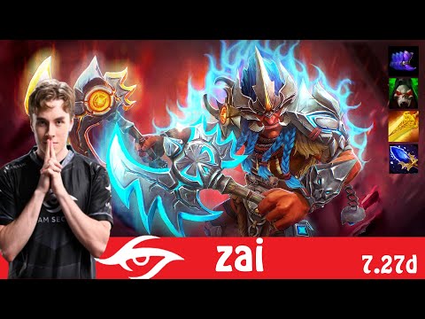 [DOTA 2] Team SECRET.zai the TROLL WARLORD [OFFLANE] [7.27D]