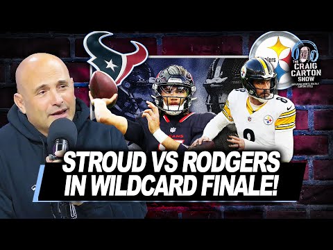 MNF PLAYOFF MATCHUP: Steelers Host Texans — Wild Card Weekend Finale! | The Craig Carton Show