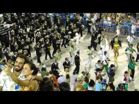 Acadêmicos do Cubango 2017 - Bateria na cabine dupla de jurados