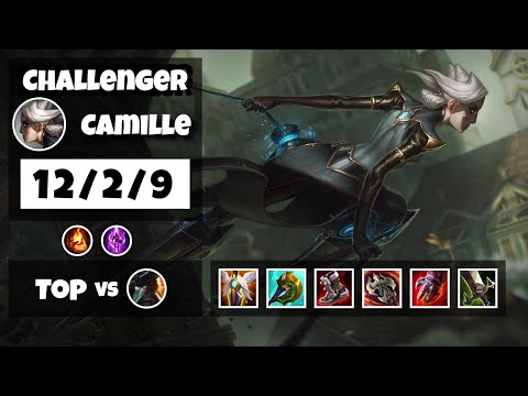Camille vs Gangplank NA Challenger TOP (12/2/9) - v11.16