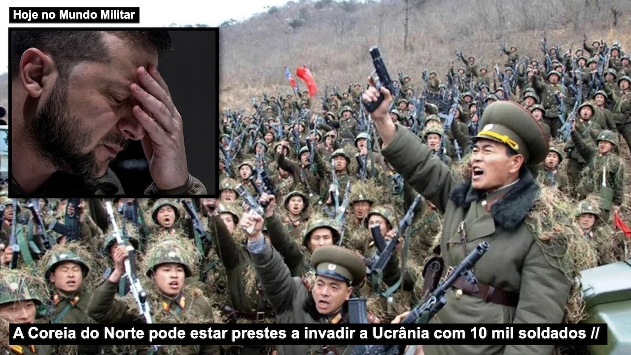 A Coreia do Norte pode estar prestes a invadir a Ucrânia com 10 mil soldados
