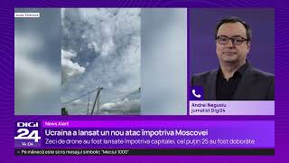 Ucraina a lansat un nou atac cu drone asupra Moscovei