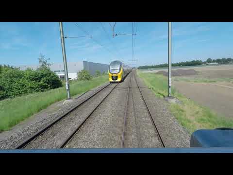 Cabinerit, Führerstandmitfahrt: Sittard - Weert - Eindhoven.