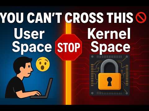 Why Your Code Can’t Touch the Hardware (User vs Kernel Space)
