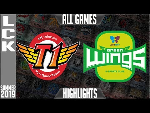 SKT vs JAG Highlights Game 2 | LCK Summer 2019 Week 6 Day 2 | SK Telecom T1 vs Jin Air Greenwings