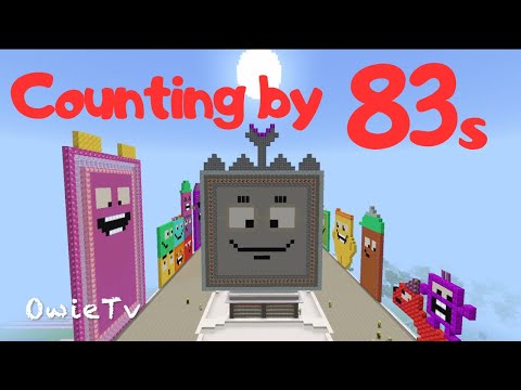 Owie Tv - Counting by 83s Song | Minecraft Numberblocks | Skip Counting Songs for Kids