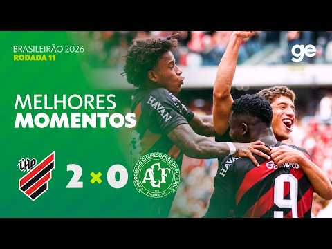 Gols e lances de Athletico Paranaense x Chapecoense