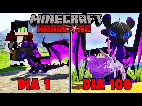 SURVIVED 100 Days in a WORLD OF DRAGONS in Minecraft Hardcore - THE MOVIE #5