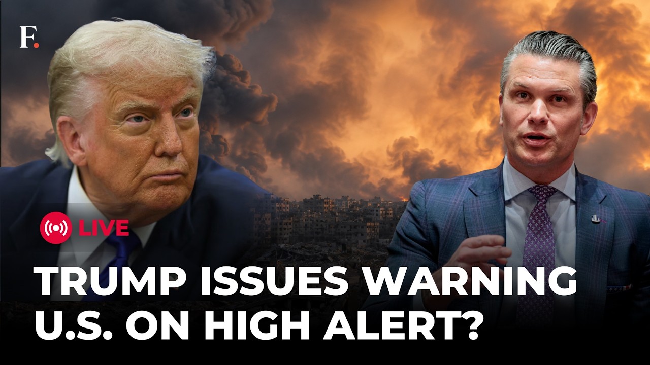 Trump’s White House Alert LIVE | Trump’s Urgent Warning: Is America Facing a New Security Threat?