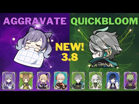 C4 Aggravate Keqing & C0 Quickbloom Alhaitham - 3.8 NEW Spiral Abyss Floor 12