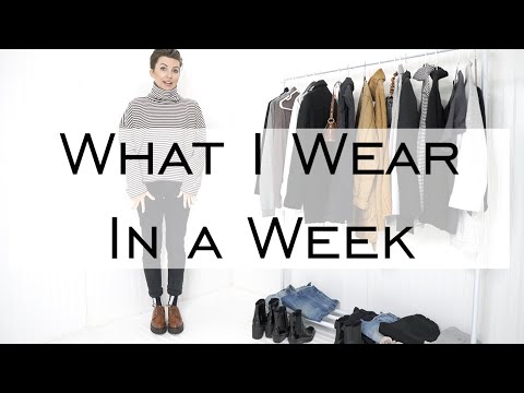 What Emily Wheatley WEARS IN A WEEK / 7 Days 7 Looks / Edgy Minimalist / Chic Handbags by Sinbono