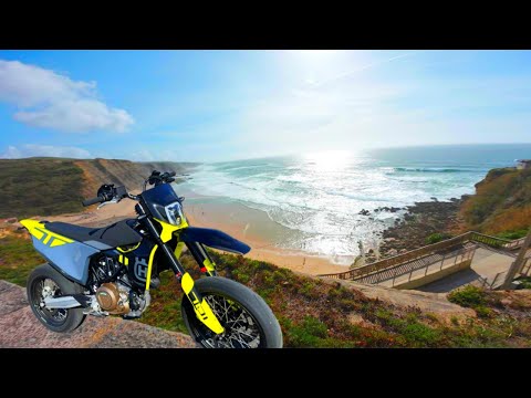 Husqvarna 701 Supermoto Ride To The Beach | Pure Sound | 4K