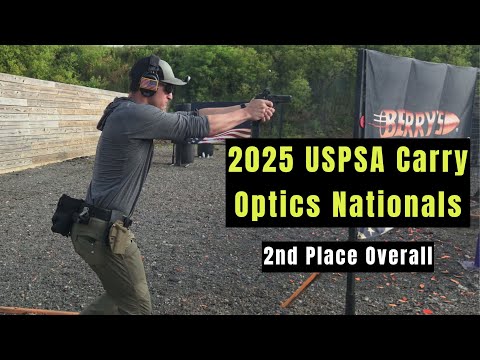 2025 USPSA Carry Optics Nationals - 2nd place - Glock 17 Gen 5 MOS - Trijicon SRO