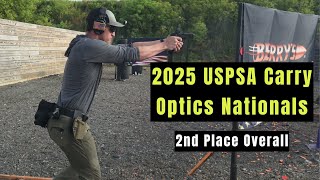 2025 USPSA Carry Optics Nationals - 2nd place - Glock 17 Gen 5 MOS - Trijicon SRO