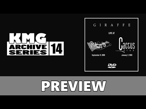 Kevin Gilbert KMG Archive Series 14 - Giraffe Live At Puma's & Cactus Club DVD  ***PREVIEW***