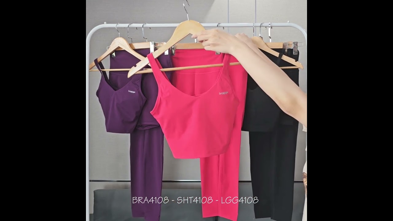 Áo BRA4108 - Quần short SHT4108 - Quần legging LGG4108 beYoga