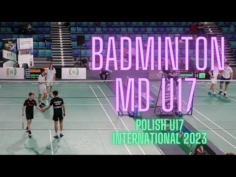 Polish U17 International Badminton 2023 MD Puhakka-Pitkänen vs. Romaniuk (UKR) – Tsaregorotsev (UKR)