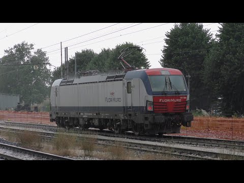 2019-06-22 La ferrovia Milano Bologna tra sole e acquazzoni estivi 6/16 - Il traffico di Fidenza
