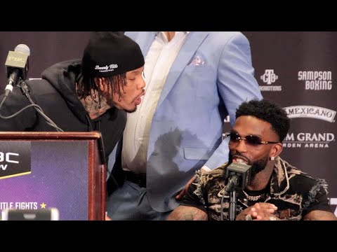 Gervonta STEPS to Frank Martin in INTENSE verbal exchange over sparring incident!