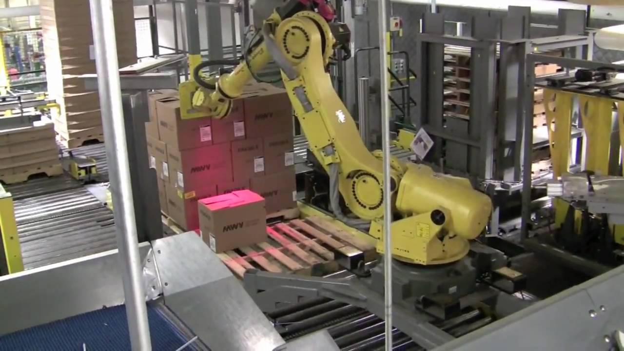 Robotic Depalletizer / Carton and Box Flattener