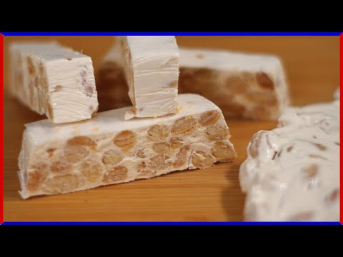 ITALIAN TORRONE Nougat Recipe Homemade in Italy