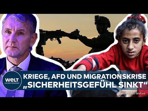 ÄNGSTE DER DEUTSCHEN: Kriege, Migration und sinkendes Vertrauen in die Regierung - Sicherheitsreport