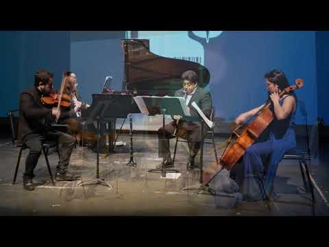 Cuarteto para Violín, Clarinete, Violoncello, y Piano. I movimiento. Compositor: Walter Ralb.