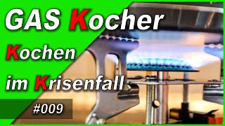 GASKOCHER bei STROMAUSFALL |#009 🔥 Preppen mit wenig Platz | Campingkocher | Bla