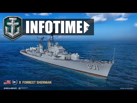 FORREST SHERMAN, U-Boot Jäger mit SAP Granaten? - World of Warships | [Info] [Deutsch] [60fps]